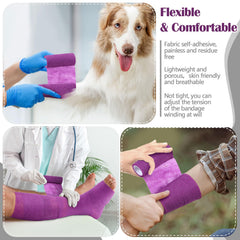Treela pet-use cohesive bandage suitable for dogs and cats.
