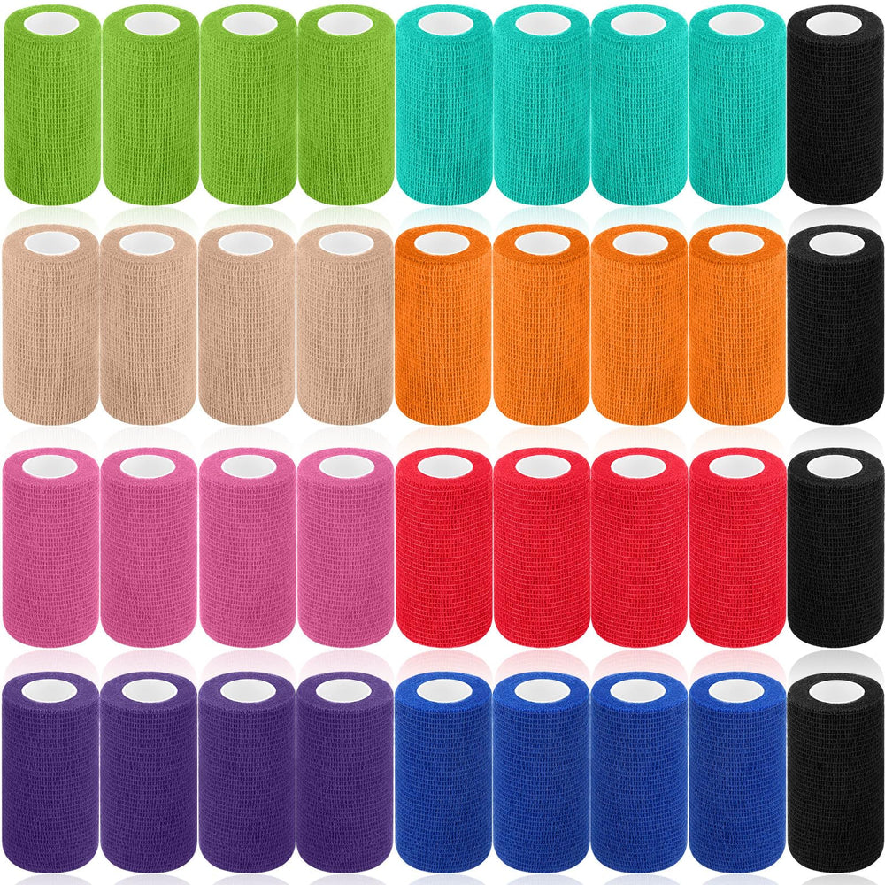 Treela self-adherent bandage wrap, 4in x 5yd, for secure, adjustable wrist or ankle support.