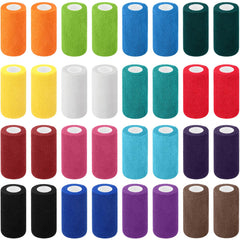 Treela self-adherent bandage wrap in colorful roll provides secure, breathable support during workouts.