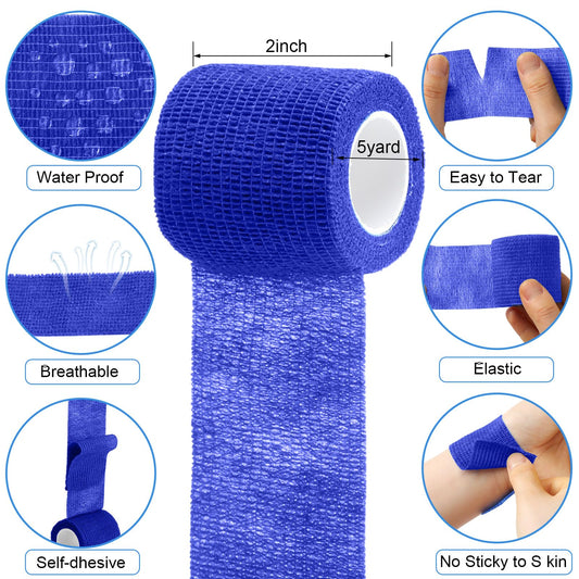 Treela cohesive bandage applied to ankle for stable, flexible compression.