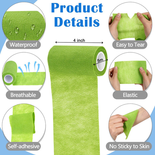 Treela self-adherent bandage wrap on wrist offers breathable daily coverage.