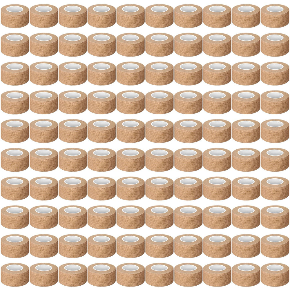 Treela self-adhesive bandage wrap nude, 1in x 5yd, for quick wraps and support.