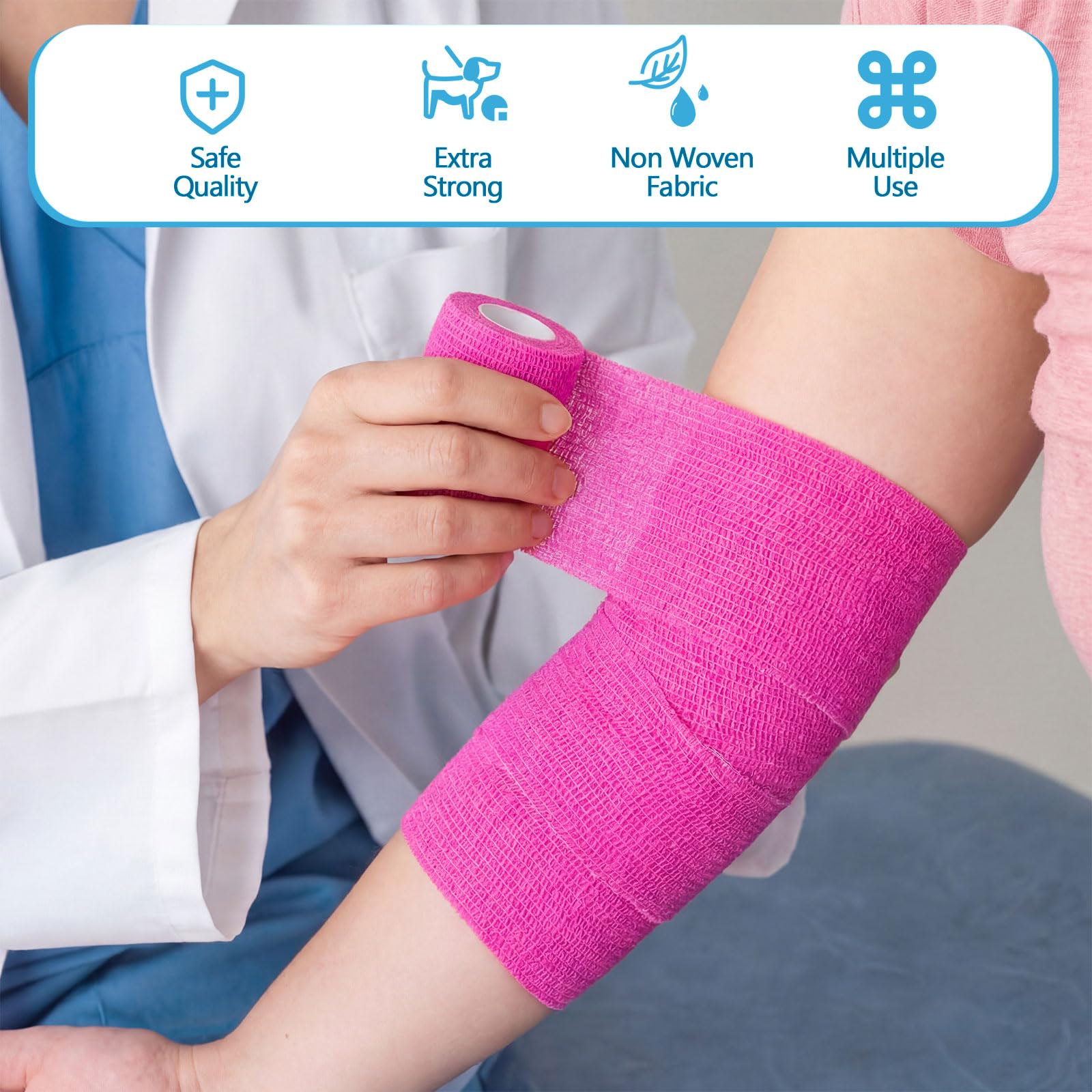 Treela wrap used on a pet for comfortable supportive dressing