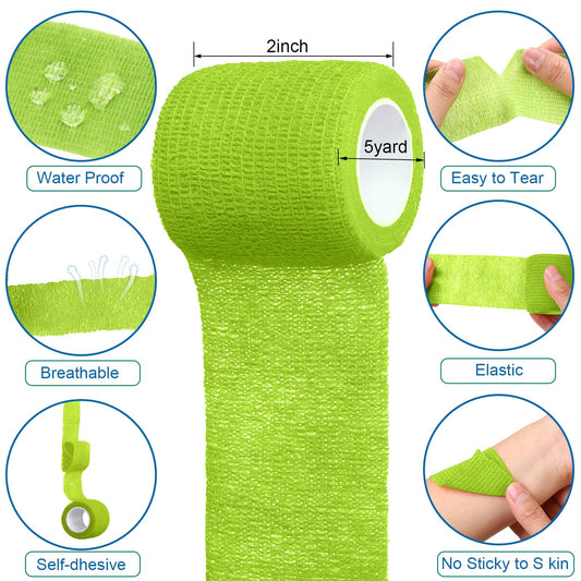 Treela self-adhesive wrap on wrist for support and comfort