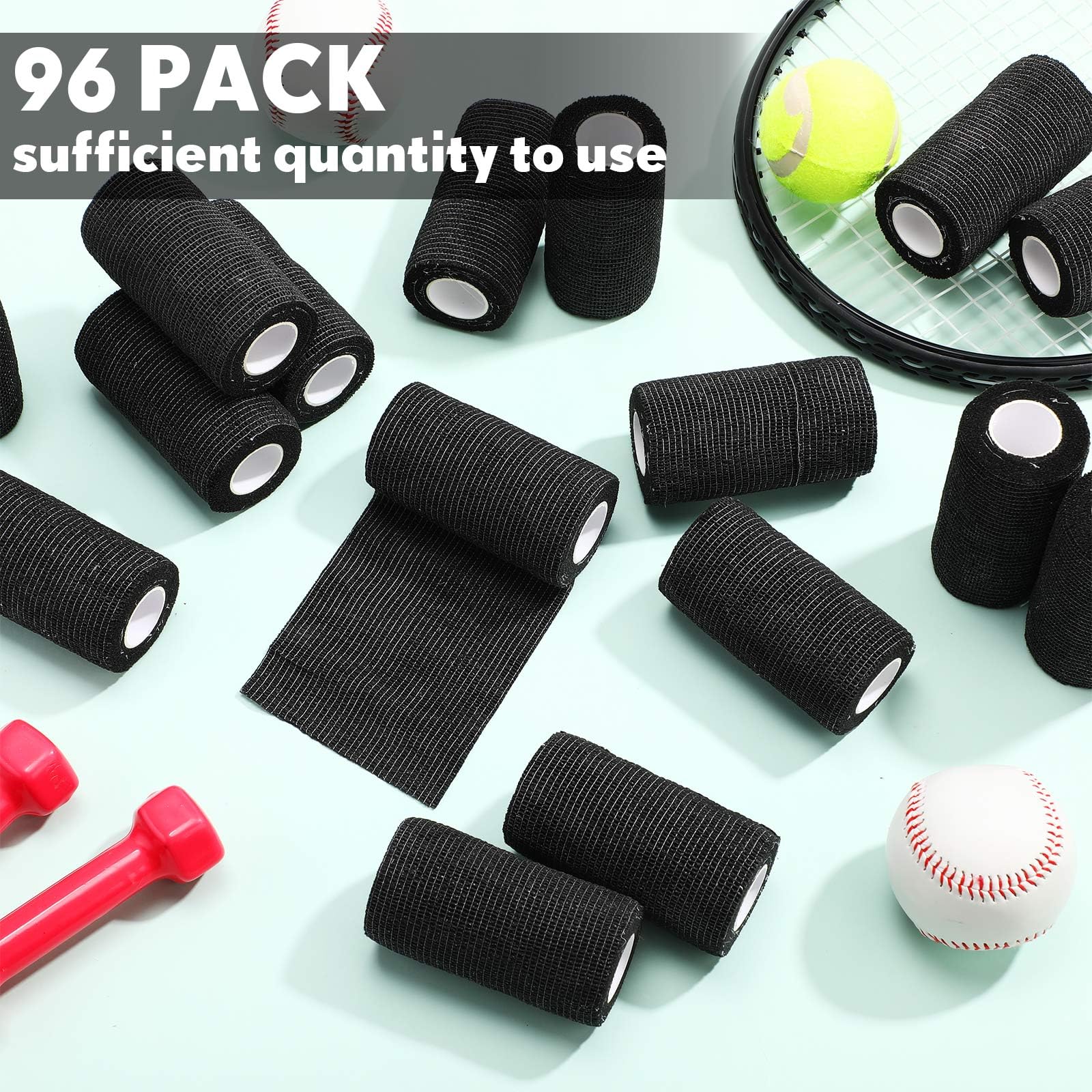 Treela wound-care bandage wrap stays secure against sweat and water.