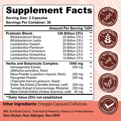 Trehealtt 13-in-1 herbs blend capsules for hormone support and overall wellness.