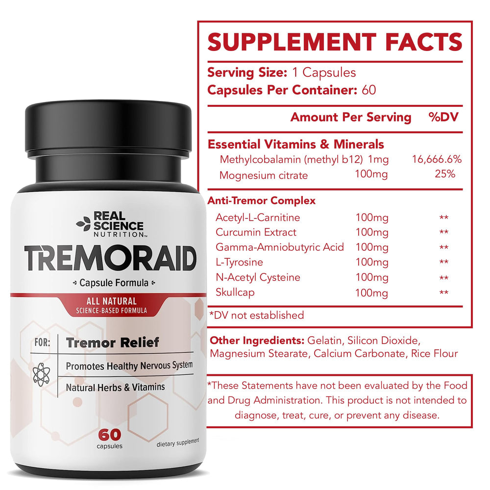 Tremoraid travel pack ready for on-the-go support.