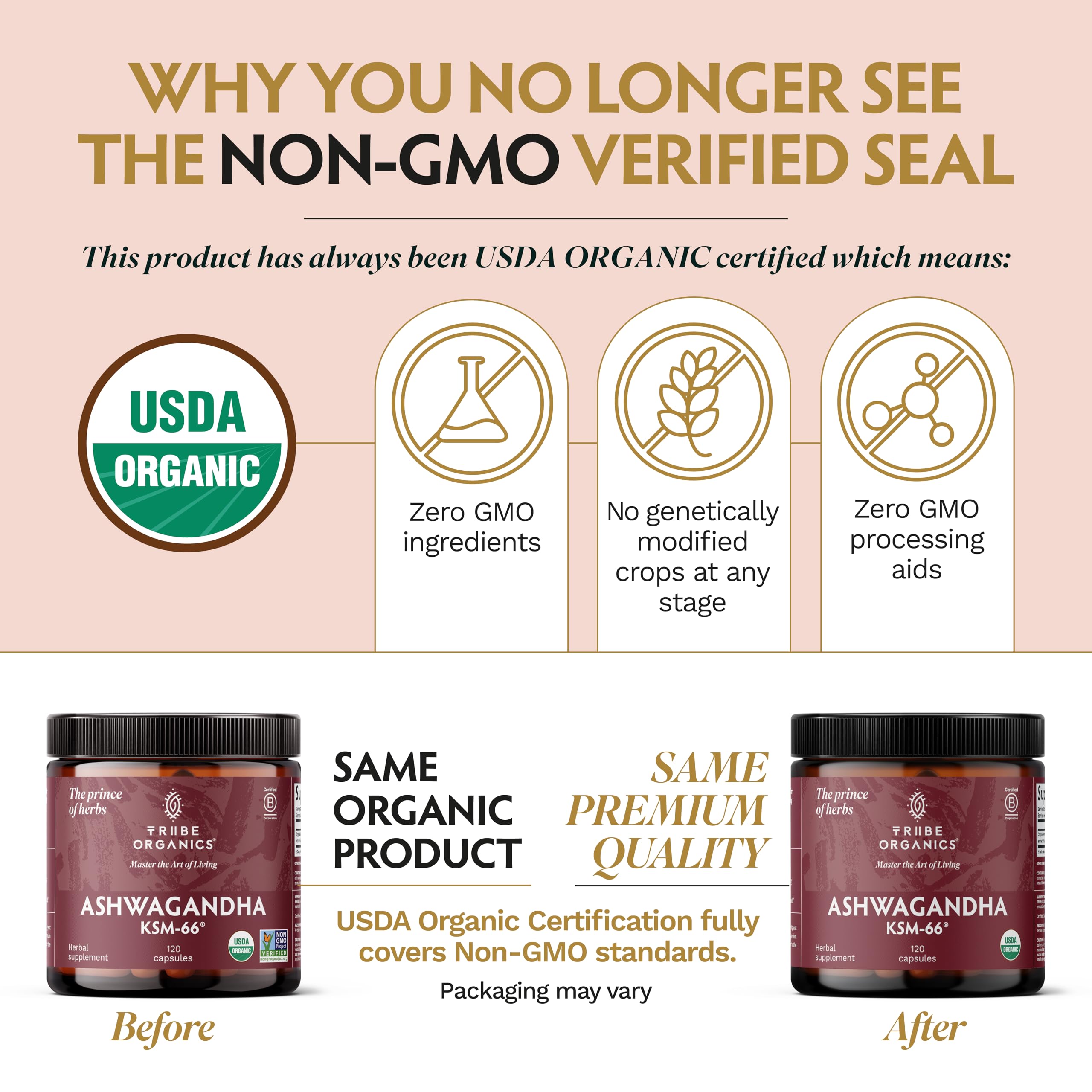 Full-spectrum KSM-66 extract highlighting premium organic Ashwagandha