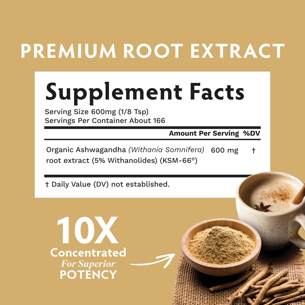 TRIBE ORGANICS Ashwagandha root extract powder pack