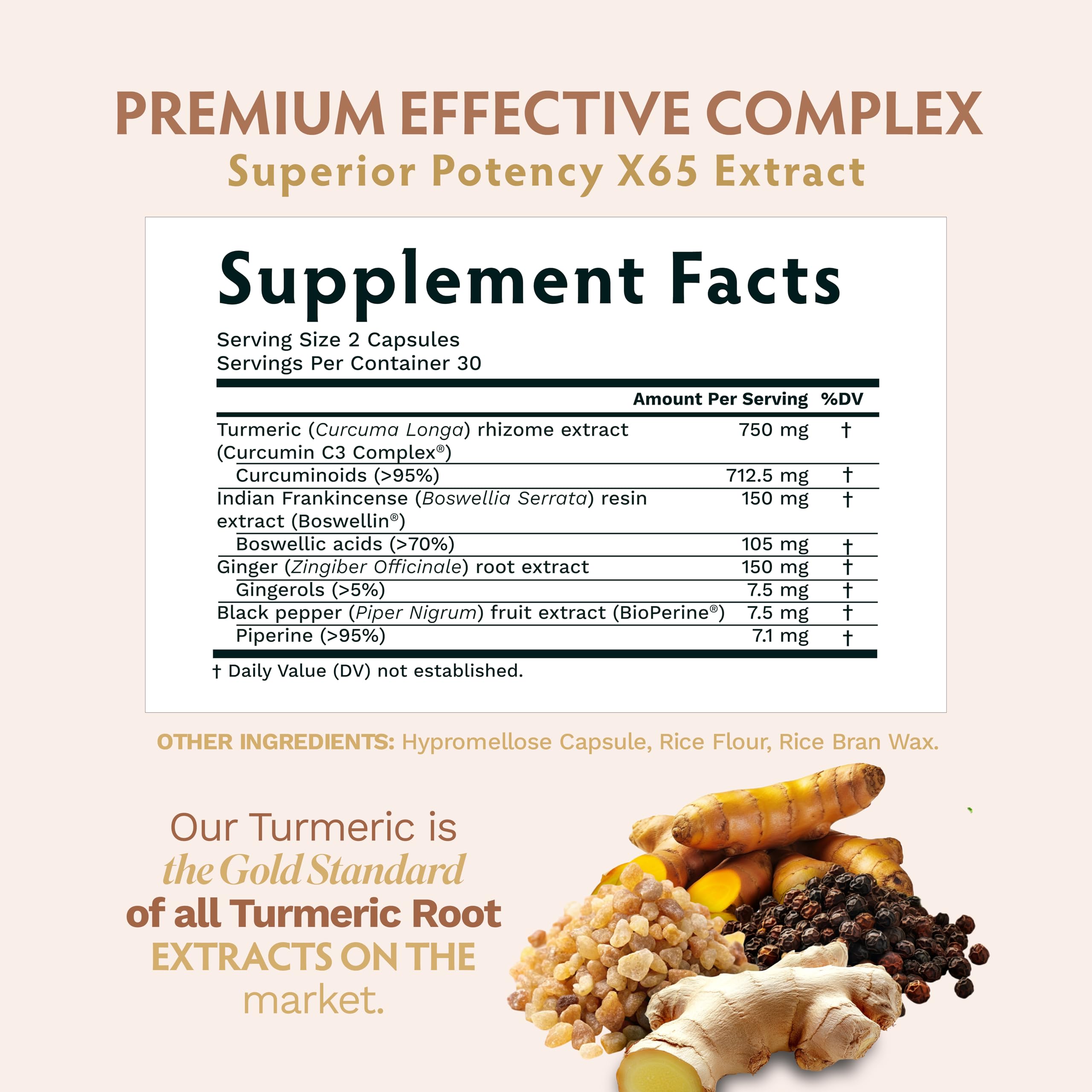 TRIBE ORGANICS boswellia and ginger extract blend, promoting holistic wellness