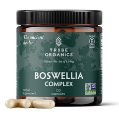 TRIBE ORGANICS Boswellia Serrata Complex bottle shown for joint comfort support
