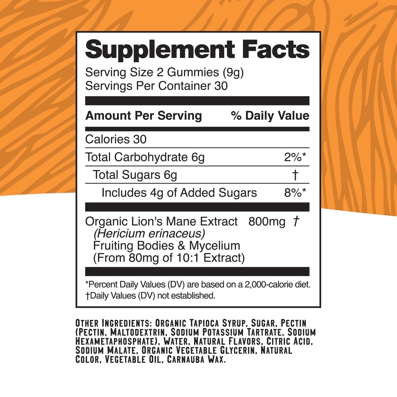 Troomy Lions Mane focus gummies bottle open for easy serving.