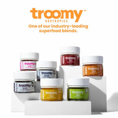 Troomy Lions Mane gummies gelatin-free and gluten-free for dietary needs.