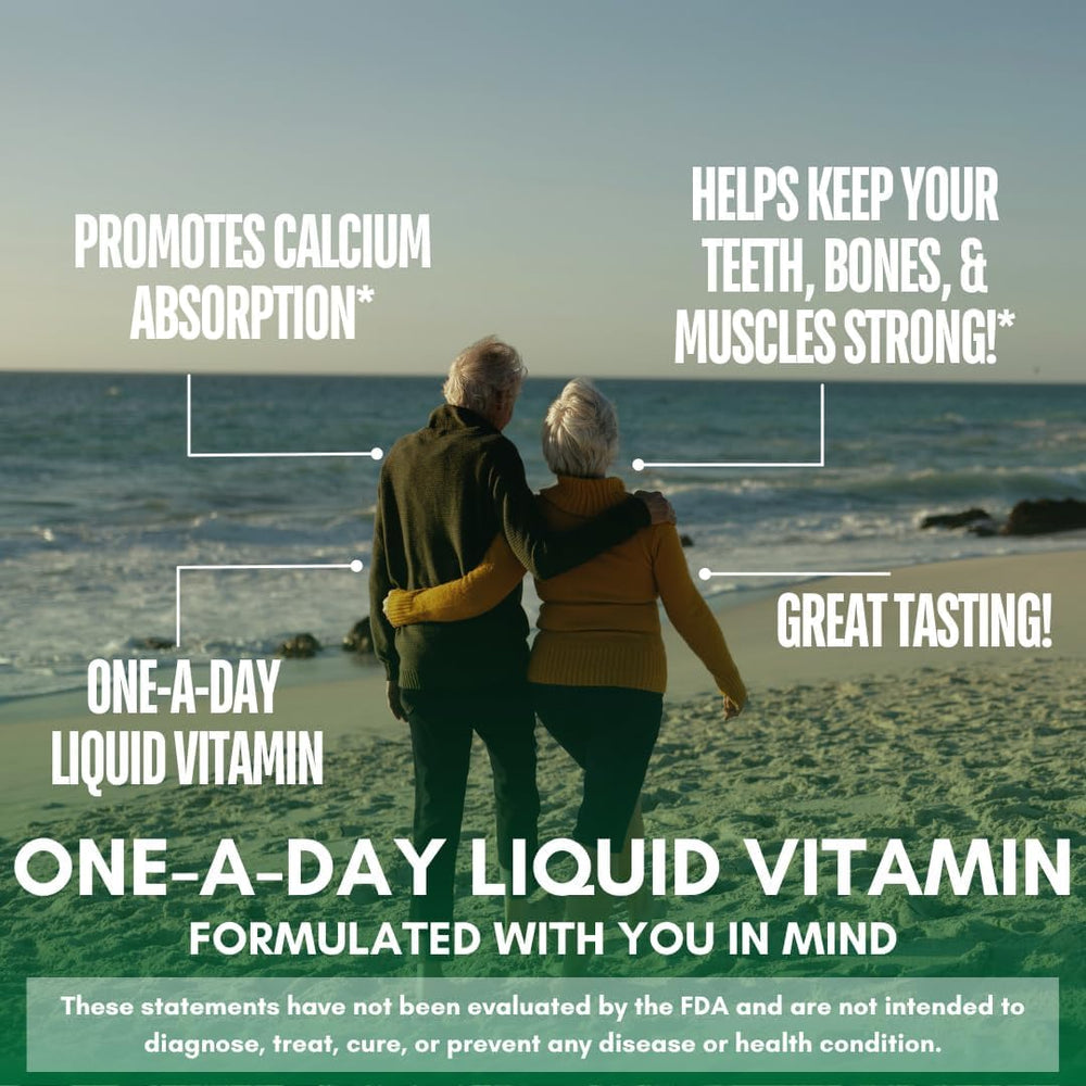 Tropical Oasis graphic highlights vitamin D3 and boron benefits.
