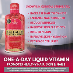 Dispense cap shown for precise daily servings of Tropical Oasis Glow, easing routine.
