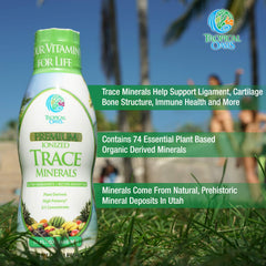 Tropical Oasis made in USA GMP facility logo on packaging