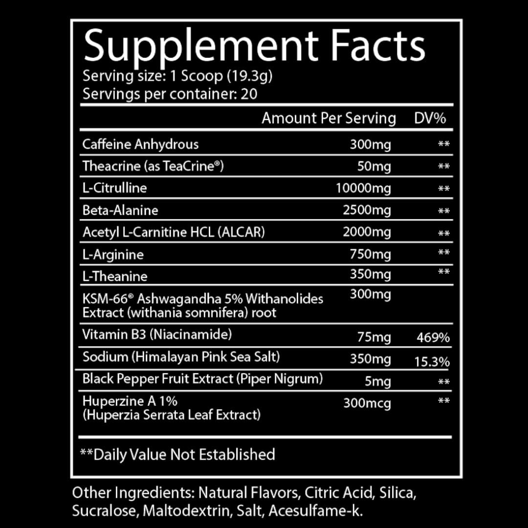 Troponin WTF Pre-Workout glass with mixed drink signals sustained energy.