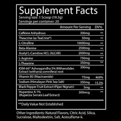Troponin WTF Pre-Workout glass with mixed drink signals sustained energy.