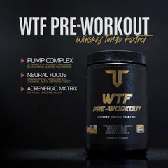 Troponin WTF Pre-Workout pump-focused scene suggests enhanced vascularity during workouts.
