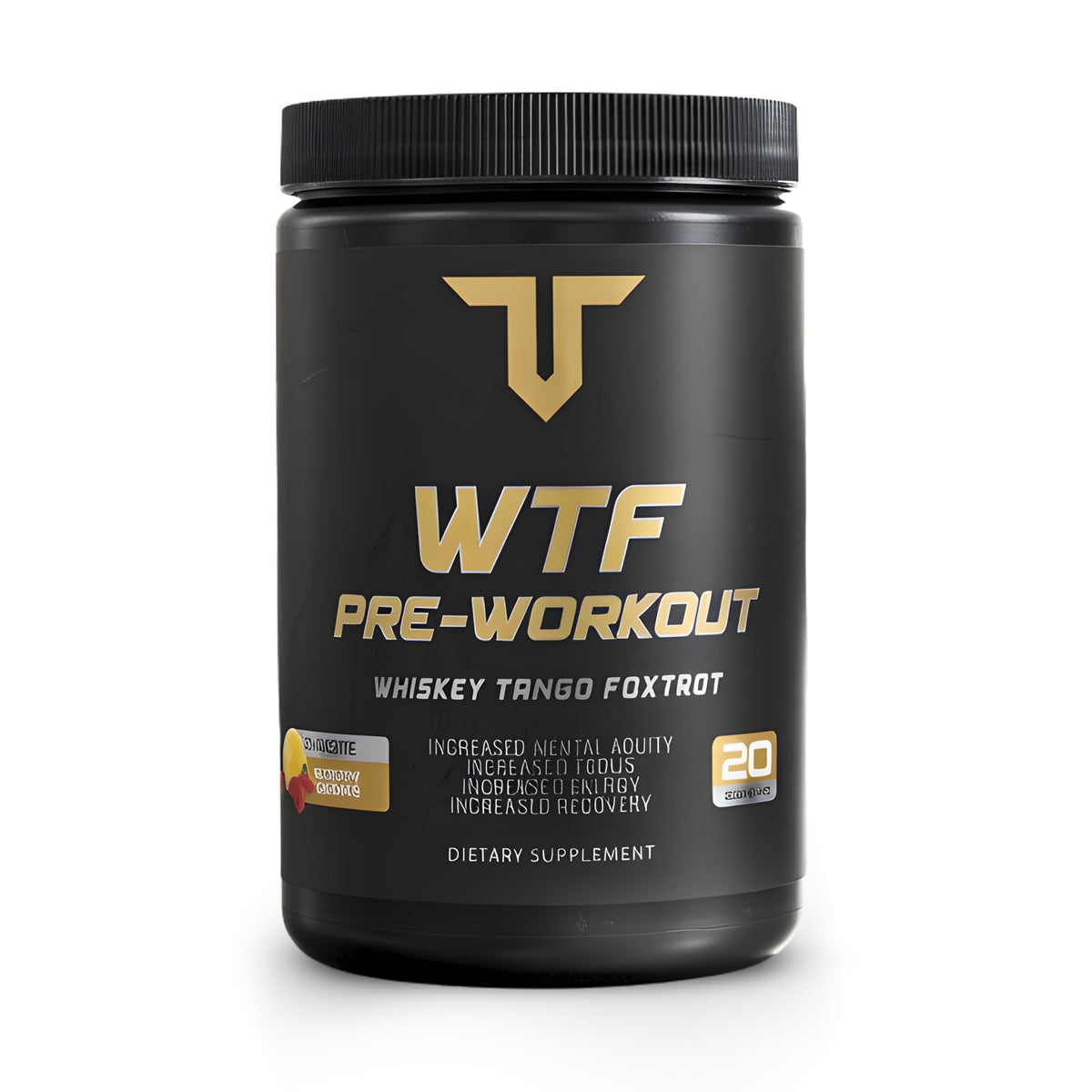 Troponin WTF Pre-Workout Snake Bite pour boosts energy before training.