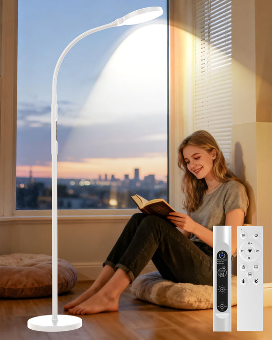 TroupePal Light Therapy Lamp front view delivering 11,000 lux for bright reading sessions