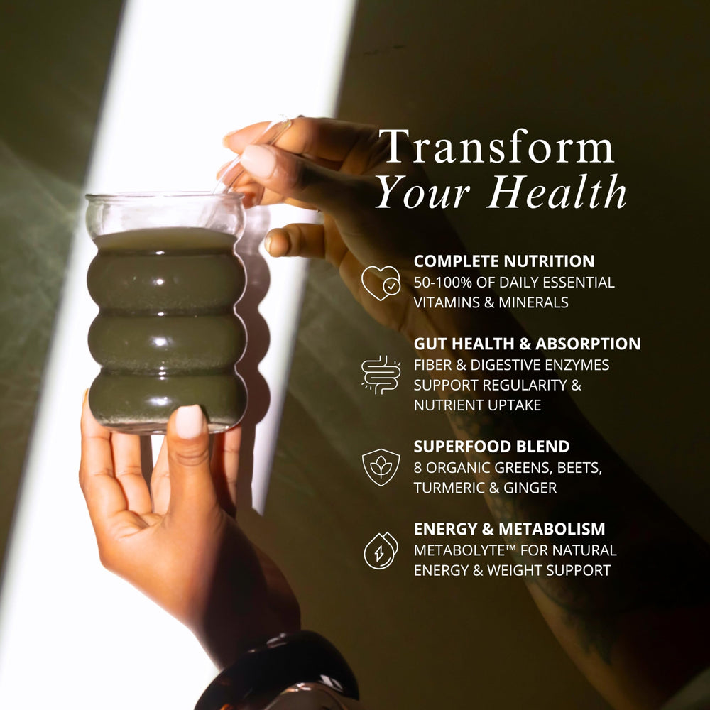 TRU Supplements Greens Complete image featuring digestive enzymes for better nutrient absorption