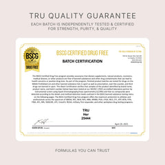 TRU Supplements HER daily-use collection arranged for women’s wellness.
