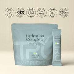 TRU Supplements Hydration Complete BCAA measuring scoop for precise dosing.