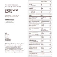 TRU Supplements protein powder scoop showing easy serving and quick mix