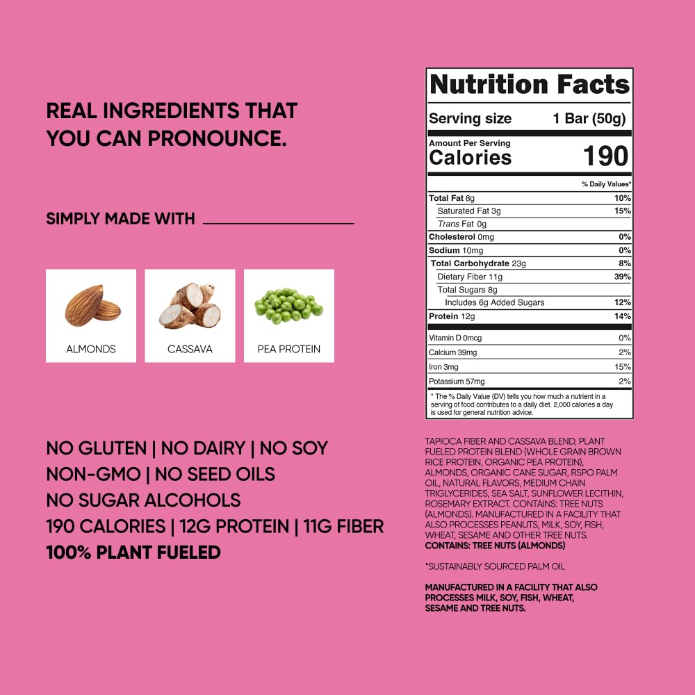 TRUBAR ingredients almonds – wholesome crunch for sustained energy.