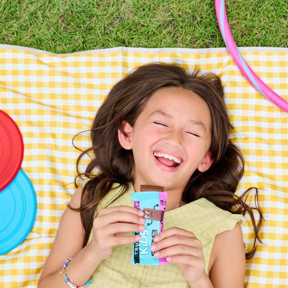 TRUBAR Kids Protein Bars are peanut-free and tree-nut-free for safe snacking.