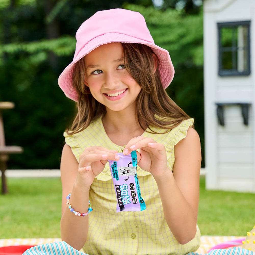 TRUBAR Kids nut-free symbol on packaging for safety