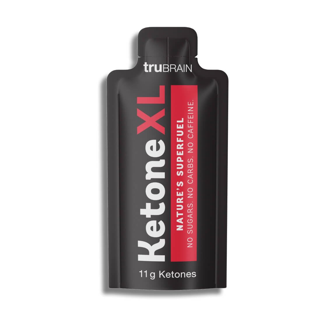 TruBrain Ketone XL shot bottle for quick energy on the go