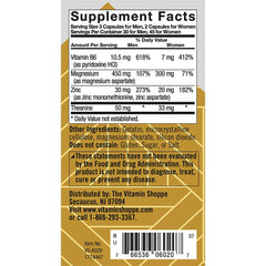 True Athlete ZMA + L-Theanine capsules are poured beside a glass for an at-home routine.