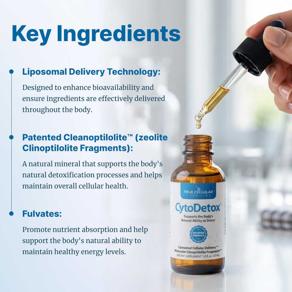 True Cellular Formulas Cytodetox dropper delivery easy dosing routine