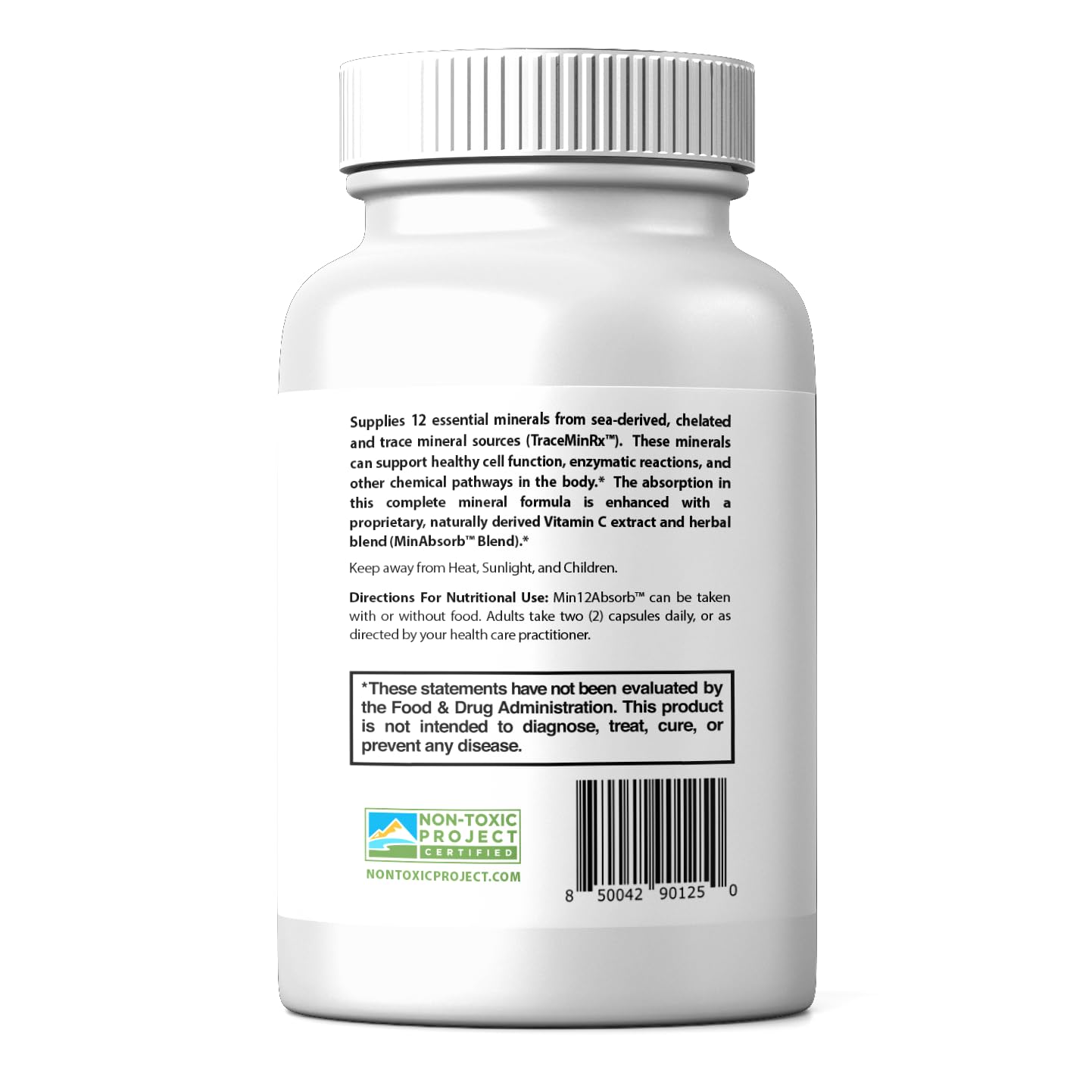 True Cellular Formulas MIN12Absorb bottle spread highlights essential minerals for balanced daily support.