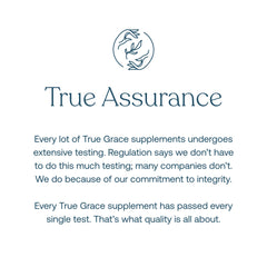 True Grace Daily Multivitamin 50+ bottle on shelf, convenient daily vitamin routine.