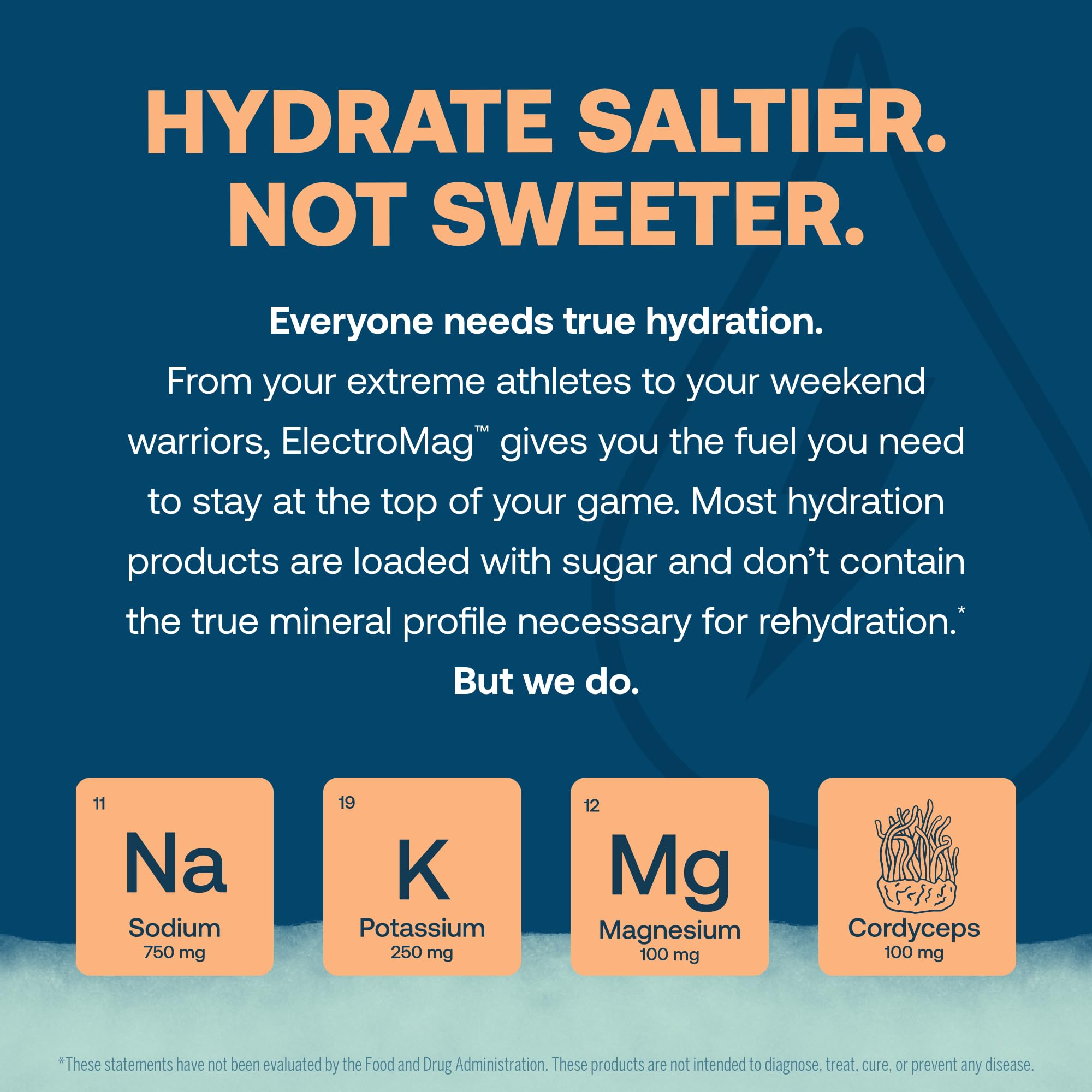 Close-up of ElectroMag Grapefruit label on package
