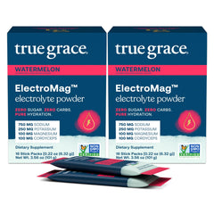 True Grace ElectroMag watermelon stick pack ready to mix for hydration