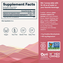 True Grace FuelHer RapidMix dissolves quickly in water for a smooth, bloat-free experience