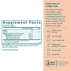 True Grace Omega-3 softgels close-up for daily joint support.