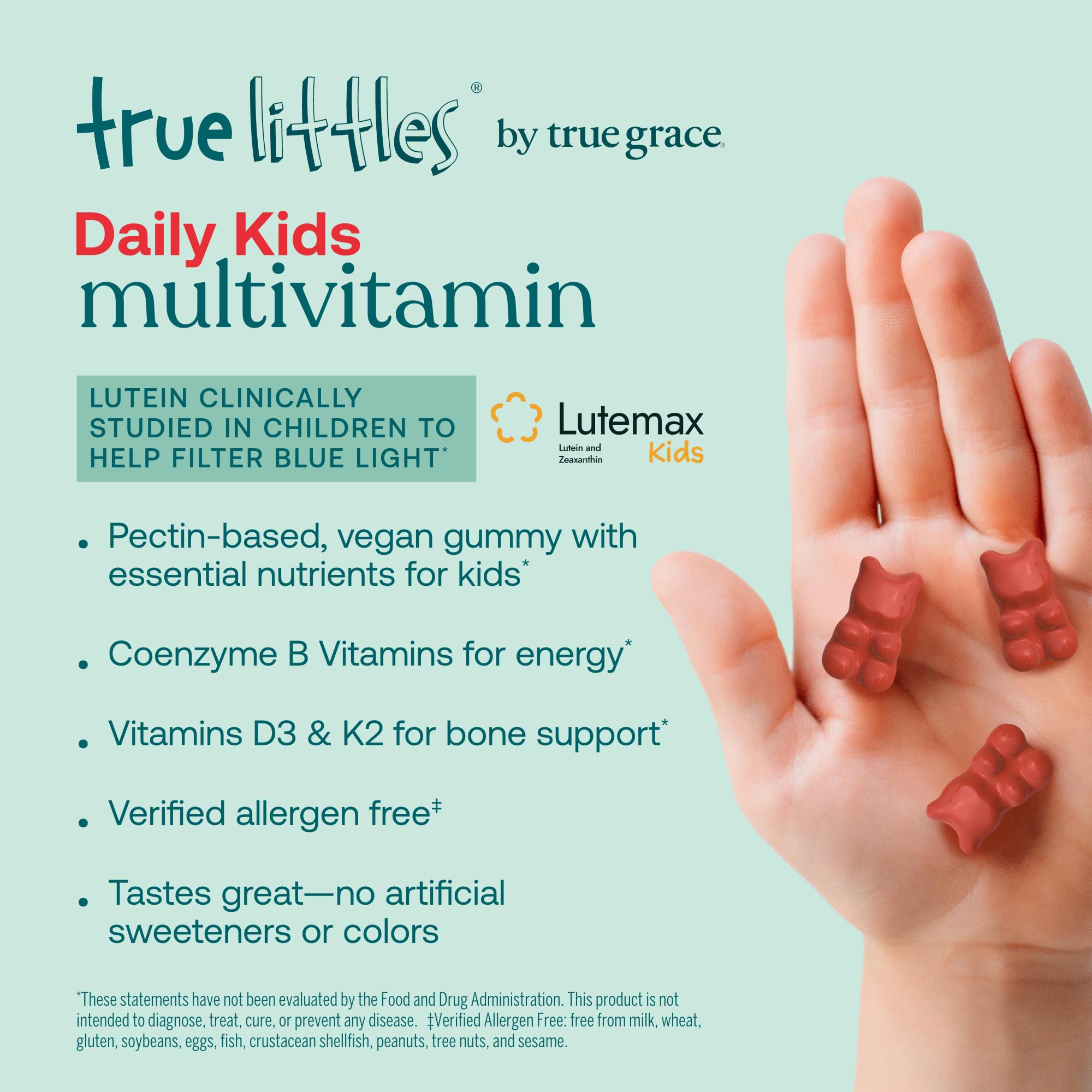 Serving with organic fruit powder blend for kid-friendly taste