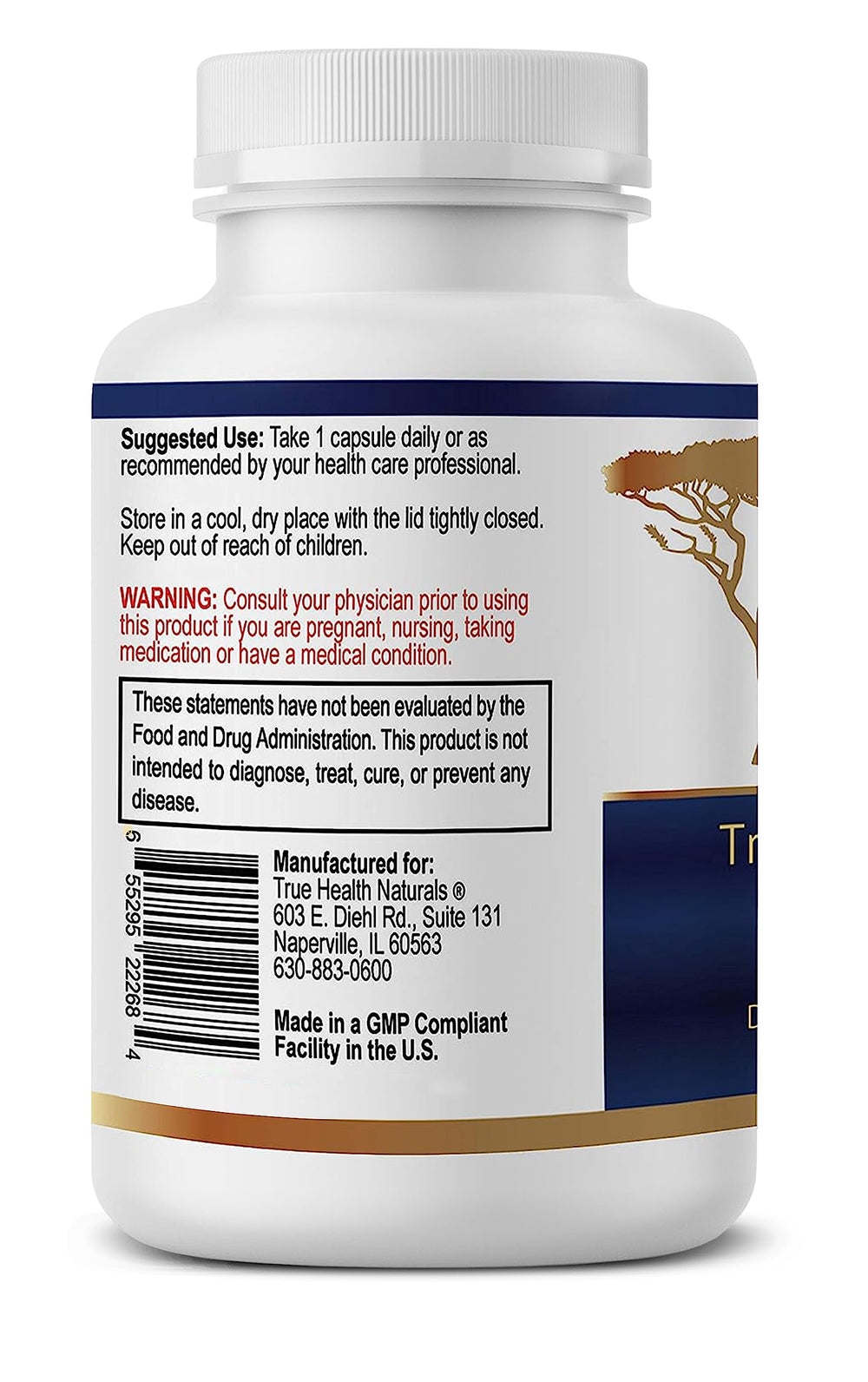 Bottle pour shot of TrueBio-Spore showing easy daily use