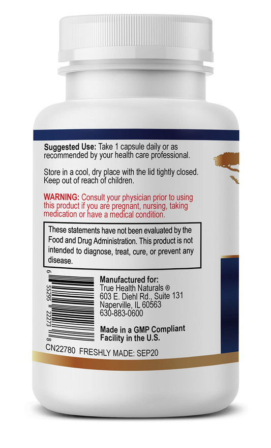 True Healing Naturals Motor Connect capsules designed to boost energy during busy days.
