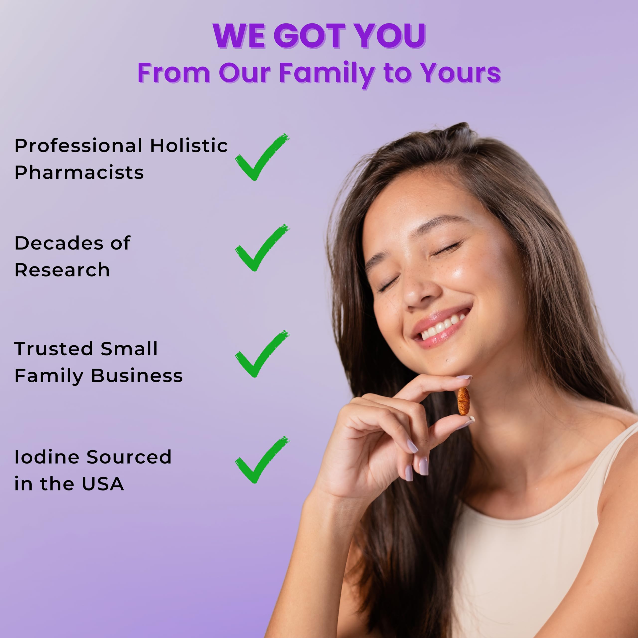 True Life Therapeutics Lugol's Iodine Tablets USA-sourced iodine badge