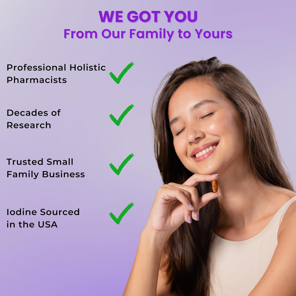 True Life Therapeutics Lugol's Iodine Tablets USA-sourced iodine badge