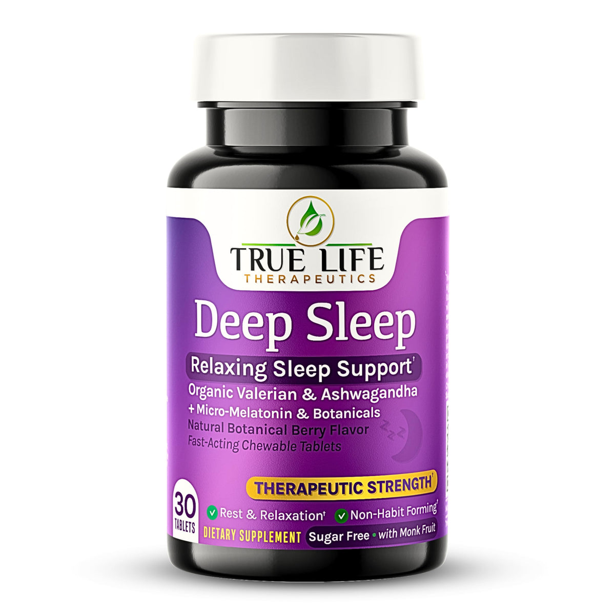 True Life Therapeutics powerful sleep packaging ready for nightly routine