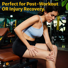 True Love Deep Rub Pain Cream knees suggesting joint ease after activity.