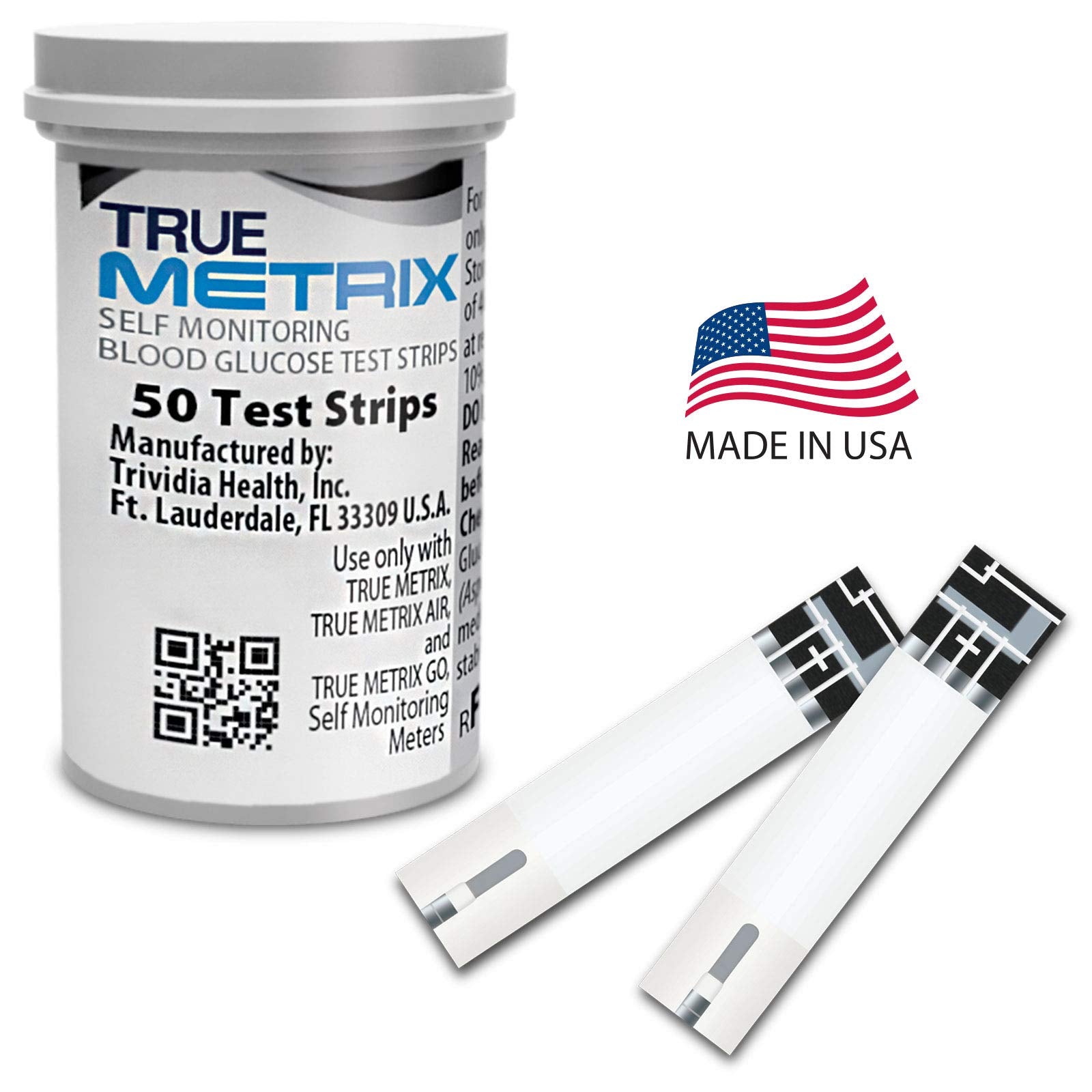 TRUE METRIX NFRS strips ready to insert into a compatible meter.