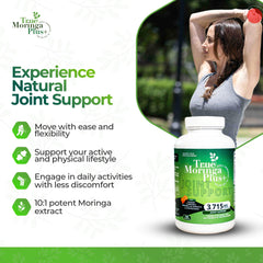 True Moringa Plus+ turmeric-curcumin blend supports flexible joints